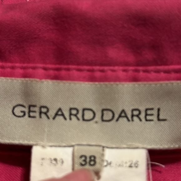 Gerard Darel Pink Blazer Jacket Cotton Spandex Made in Serbia Size 38 - Picture 13 of 13